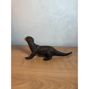 Realistic River Otter Toy Squeaks 8” China